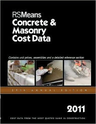 Title: 2011 Concrete & Masonry Cost Data, Author: RSMeans Engineeering Staff
