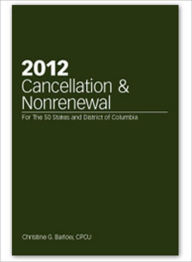 Title: 2012 Cancellation & Nonrenewal, Author: Christine G. Barlow CPCU