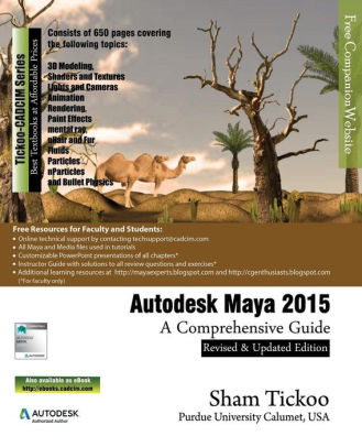 Autodesk Maya 2015 A Comprehensive Guidepaperback - free 3d models for maya 2015