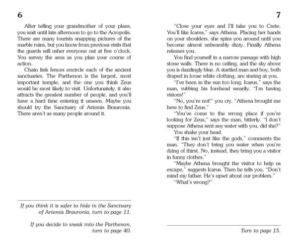 The Throne of Zeus (Choose Your Own Adventure)