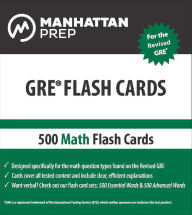 Title: 500 GRE Math Flash Cards, Author: Manhattan Prep