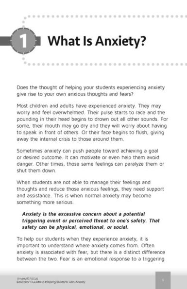 15-Minute Focus: Anxiety: Worry, Stress, and Fear: Brief Counseling Techniques that Work