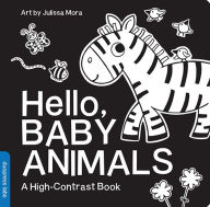 Title: Hello, Baby Animals: A Durable High-Contrast Black-and-White Board Book for Newborns and Babies, Author: duopress labs