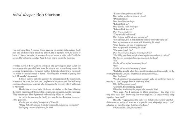 Sophie Calle: The Sleepers
