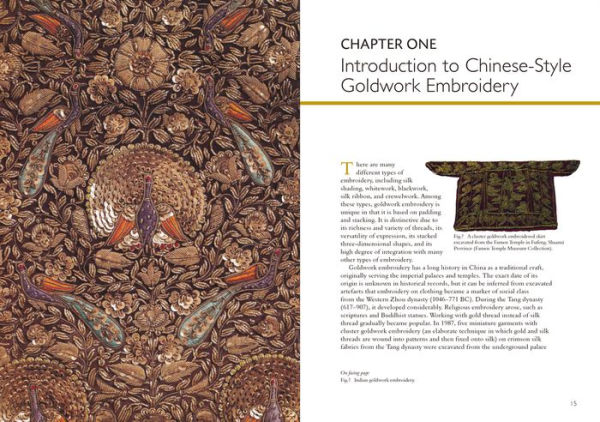 Goldwork Embroidery Chinese Style: An Illustrated Stitch Guide