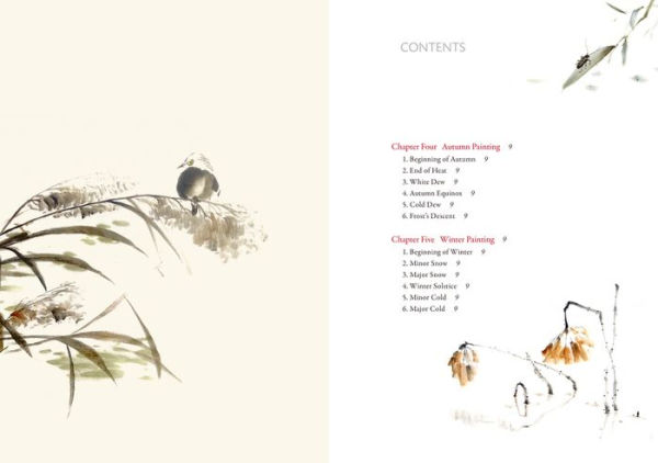 Chinese Brush Painting Four Seasons: Paint Flowers, Birds, Fruits & More with 24 Step-by-Step Projects