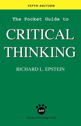 critical thinking a concise guide 5th edition pdf