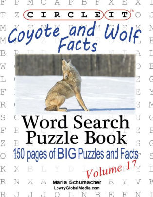 wolf word search puzzle coyote circle facts book wishlist add