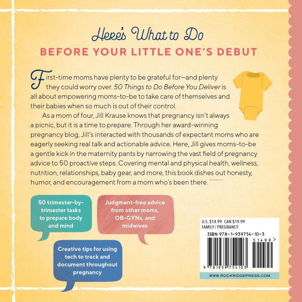 50 Things to Do Before You Deliver: The First Time Moms Pregnancy Guide