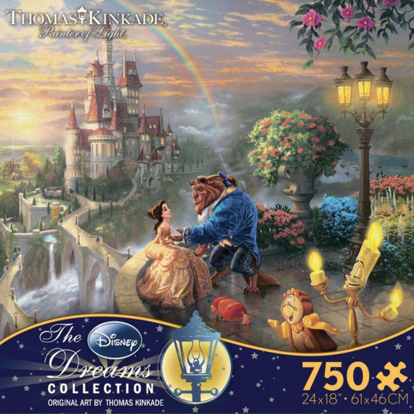 Thomas Kinkade Disney Dreams Series 2 750 piece Puzzle Assortment (Styles Vary)