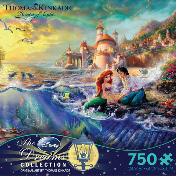 Thomas Kinkade Disney Dreams Series 2 750 piece Puzzle Assortment (Styles Vary)