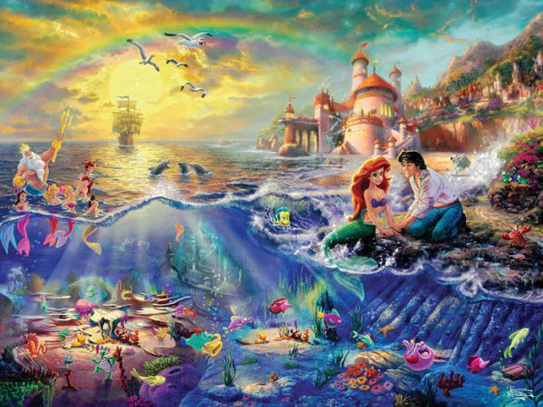 Thomas Kinkade Disney Dreams Series 2 750 piece Puzzle Assortment (Styles Vary)