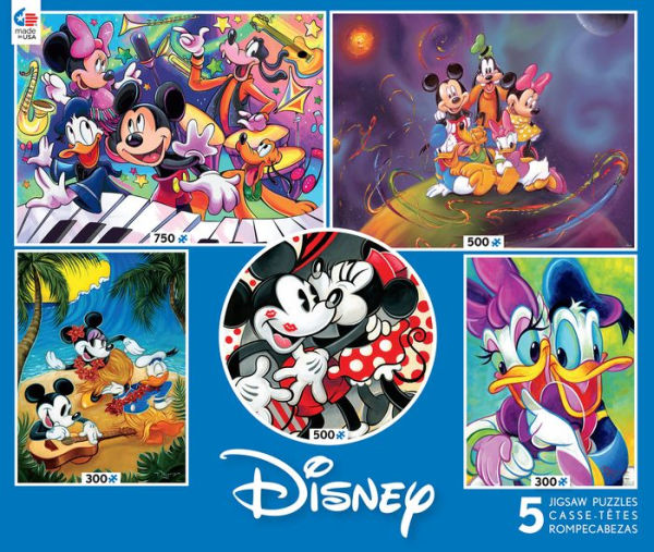 5 in 1 Disney Multipack Jigsaw Puzzle (Assorted; Styles Vary)