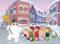 Alternative view 6 of Frosty the Snowman 100 Piece Holiday Jigsaw Puzzle (Assorted; Styles Vary)