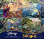 Alternative view 3 of 4 in 1 Thomas Kinkade Disney Dreams 500 Piece Jigsaw Puzzle Multi-Pack (Assorted; Styles Vary)