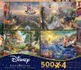 Alternative view 4 of 4 in 1 Thomas Kinkade Disney Dreams 500 Piece Jigsaw Puzzle Multi-Pack (Assorted; Styles Vary)