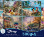 Alternative view 5 of 4 in 1 Thomas Kinkade Disney Dreams 500 Piece Jigsaw Puzzle Multi-Pack (Assorted; Styles Vary)