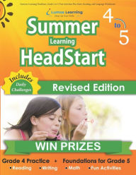 Title: Summer Learning HeadStart, Grade 4 to 5: Fun Activities Plus Math, Reading, and Language Workbooks: Bridge to Success with Common Core Aligned Resources and Workbooks, Author: Lumos Summer Learning Headstart