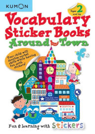 Title: Kumon Vocabulary Sticker Books Around Town, Author: Kumon Publishing