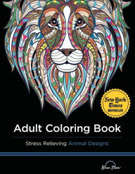 Title Adult Coloring Book Stress Relieving Animal Designs Author