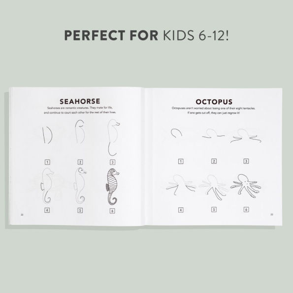 Under the Sea: How to Draw Books for Kids with Dolphins, Mermaids, and Ocean Animals