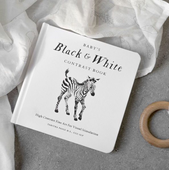 Baby's Black and White Contrast Book: High-Contrast Art for Visual Stimulation at Tummy Time