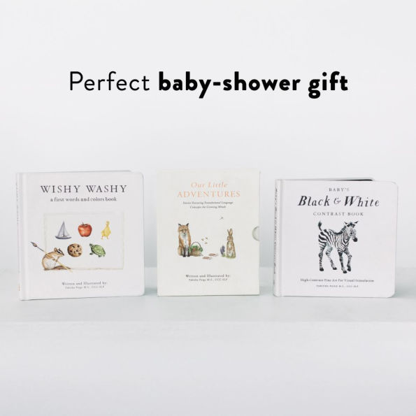 Baby's Black and White Contrast Book: High-Contrast Art for Visual Stimulation at Tummy Time