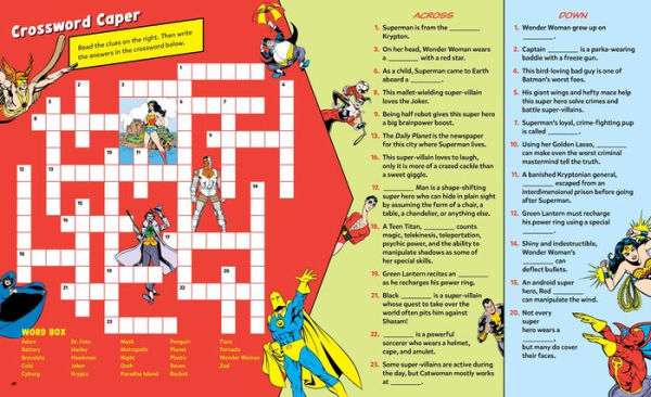 Awesome Activities for Super Heroes