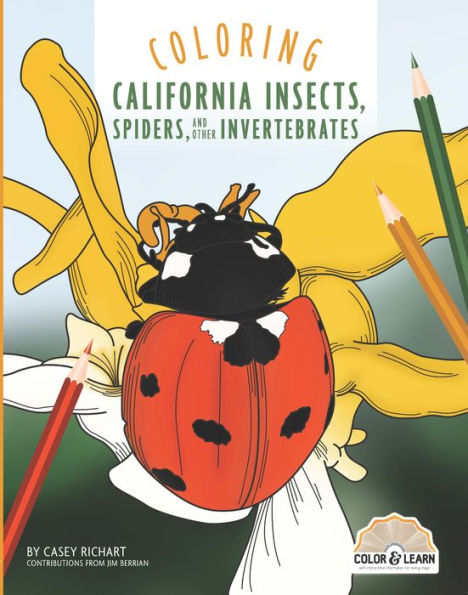 Coloring California Insects, Spiders, and Other Invertebrates