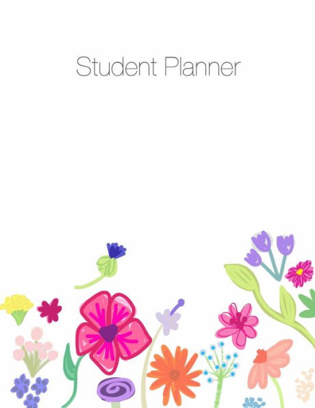 Student Planner, Organizer, Agenda, Notes, 8.5 x 11, Undated, Week at a Glance, Month at a Glance, 146 pages