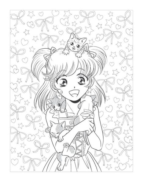 The Manga Artist's Coloring Book: Girls!: Fun Female Characters to ...