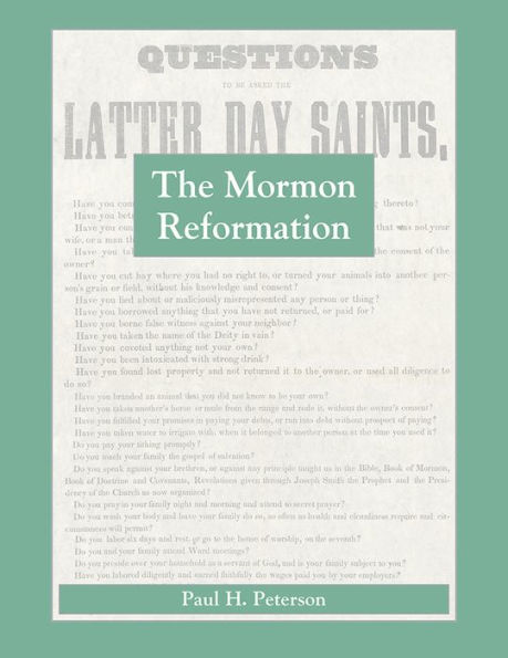 The Mormon Reformation