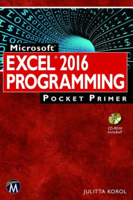 Free ebooks to download pdf Microsoft Excel 2016 Programming Pocket Primer