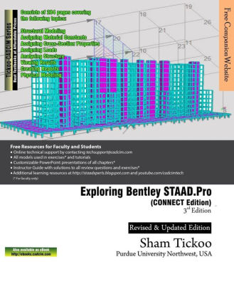 Exploring Bentley Staad Pro Connect Edition By Prof Sham Tickoo