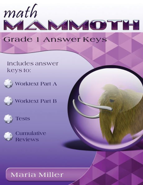 Math Mammoth Grade 1 Answer Keys