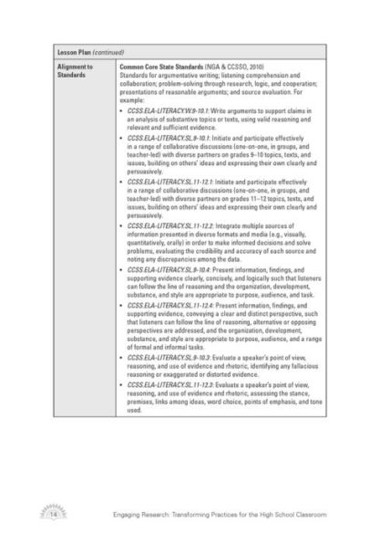Transforming Practices for the High School Classroom