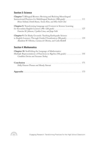 Transforming Practices for the High School Classroom