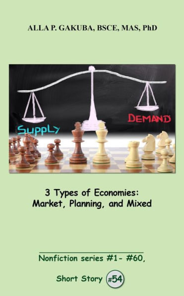 3 Types of Economies. Market, Planning, and Mixed: SHORT STORY # 54. Nonfiction series #1- # 60