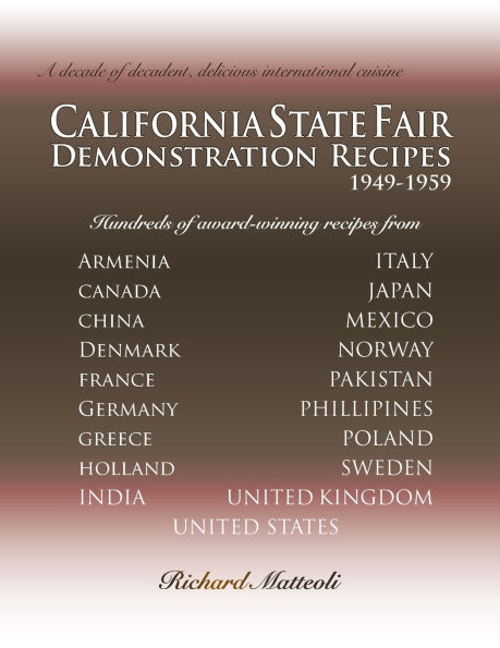 California State Fair Demonstration Recipes: 1949-1959