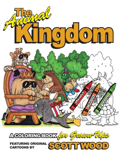 The Animal Kingdom: A Coloring Book for Grown-Ups