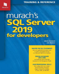 Title: Murach's SQL Server 2019 for Developers, Author: Joel Murach