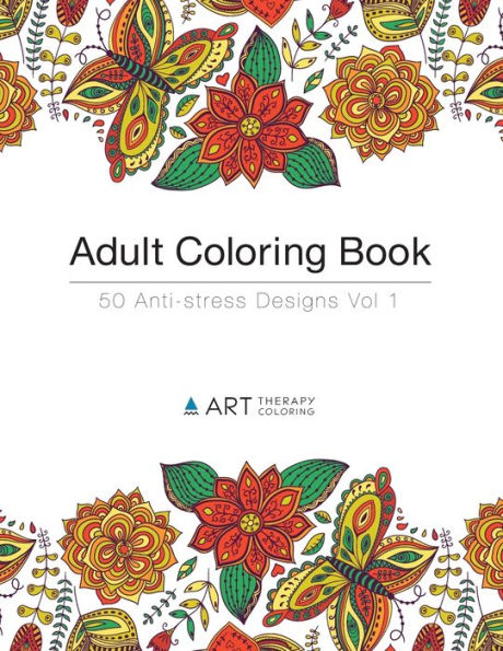 Adult Coloring Book: 50 Anti-stress Designs