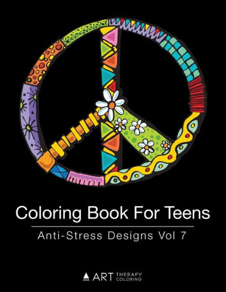 Coloring Book For Teens: Anti-Stress Designs Vol 7