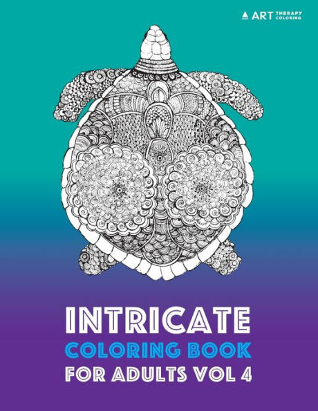 Intricate Coloring Book For Adults Vol 4