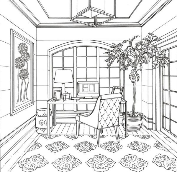 Color At Home: A Young House Love Coloring Book