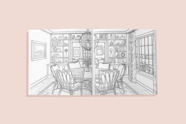 Coloring Book with Colored Pencils — The Baker House