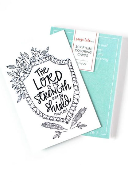 Scripture Coloring Cards: Color, Share, and Inspire