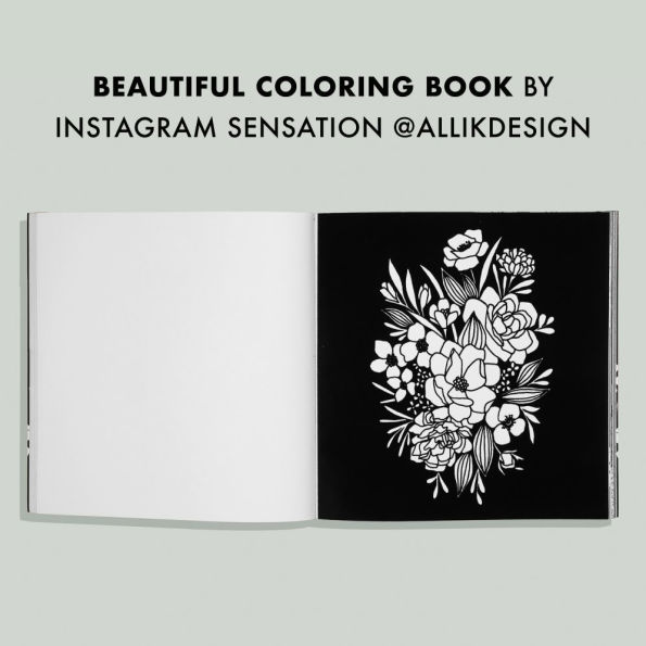 Bloom: A Flower Coloring Book