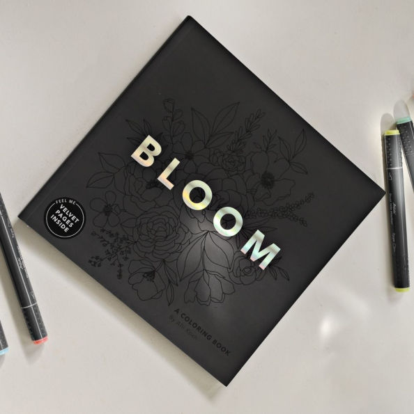 Bloom: A Flower Coloring Book