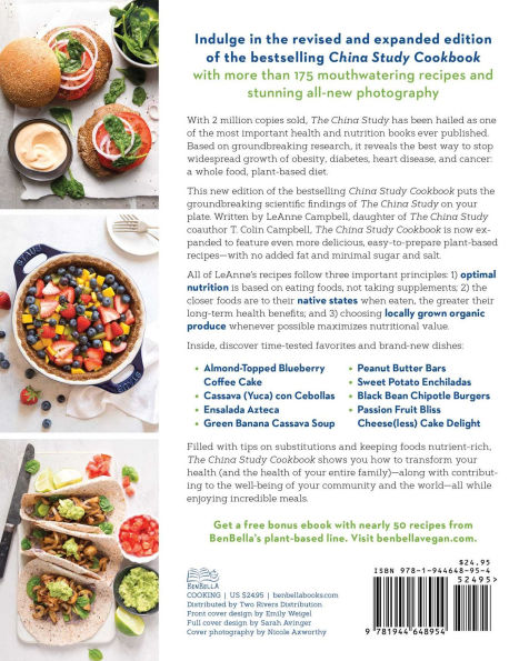 The China Study Cookbook: Revised and Expanded Edition with Over 175 Whole Food, Plant-Based Recipes